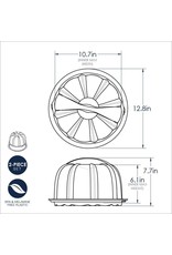 Nordic Ware Translucent Bundt Cake Keeper (Plastic)