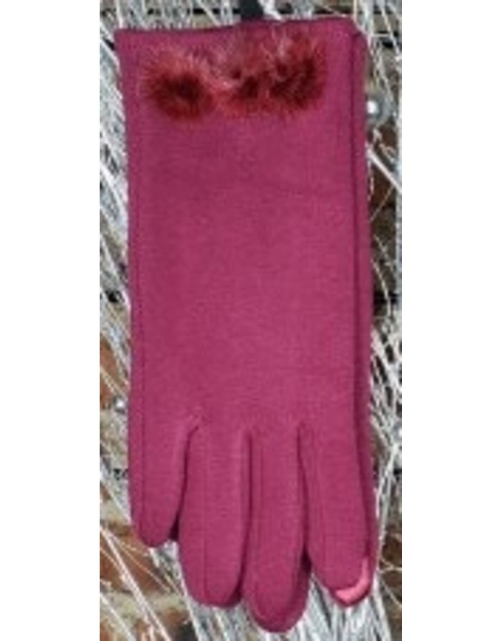 Jack & Missy Fleece Pom Gloves