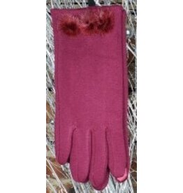 Jack & Missy Fleece Pom Gloves