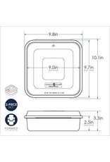 Nordic Ware Nordic Ware 9" Square Cake Pan With Lid