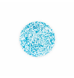 Enamelware 8" Flat Salad Plate Splatterware Turquoise