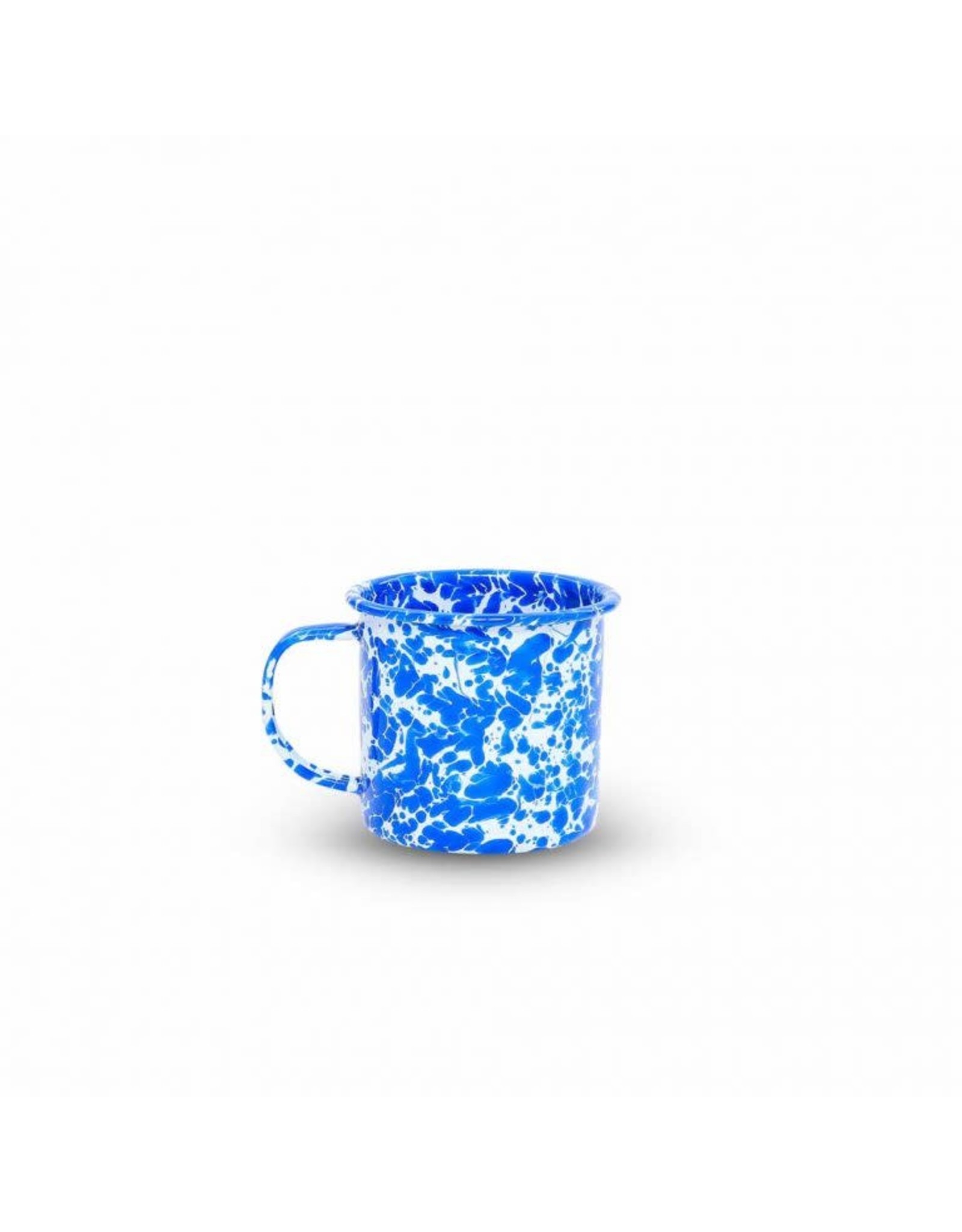 Enamelware 12 oz Mug Splatterware Blue