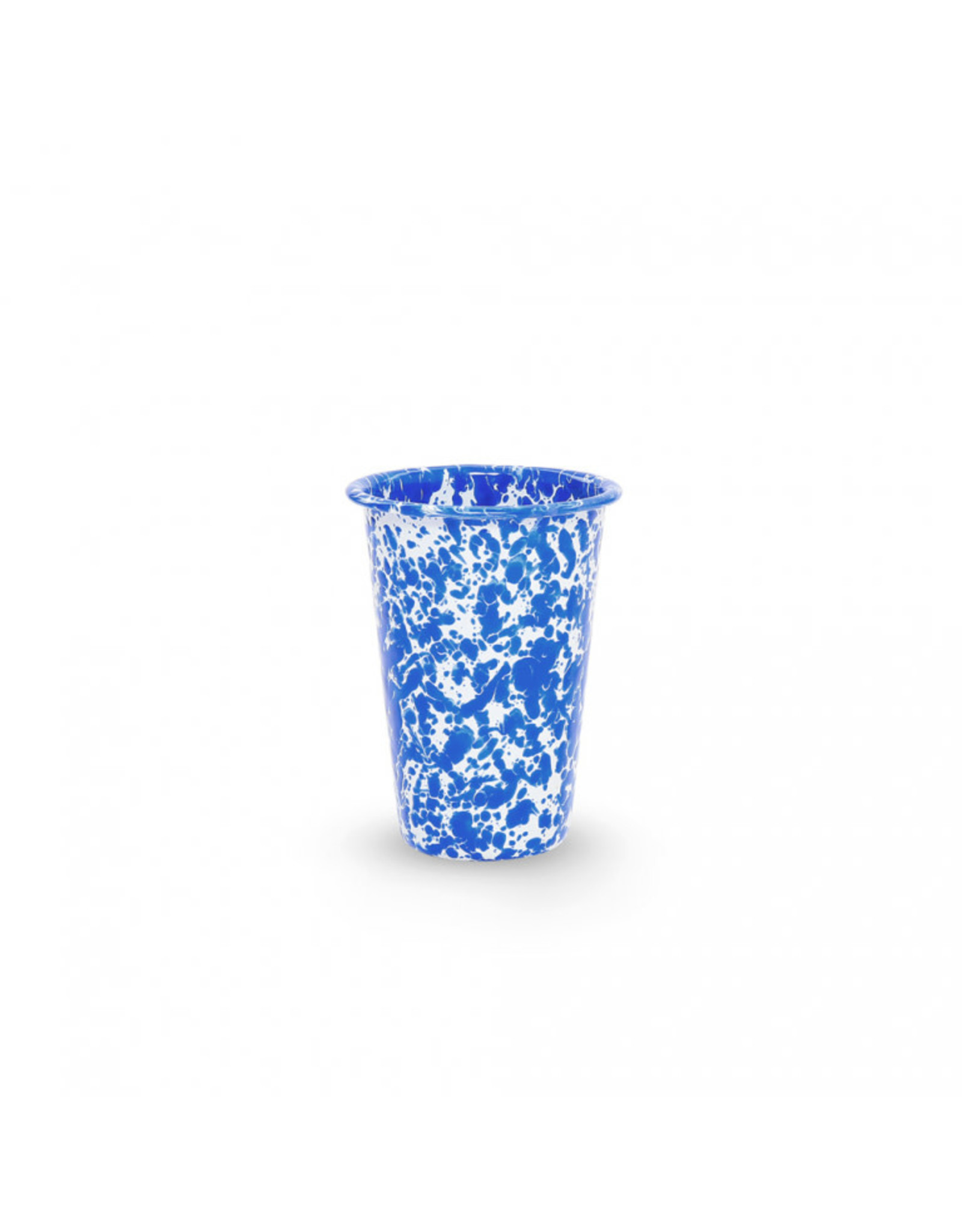Enamelware 14 oz Tumbler Splatterware Blue
