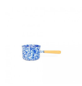 Enamelware 22 oz Sauce Server Splatterware Blue