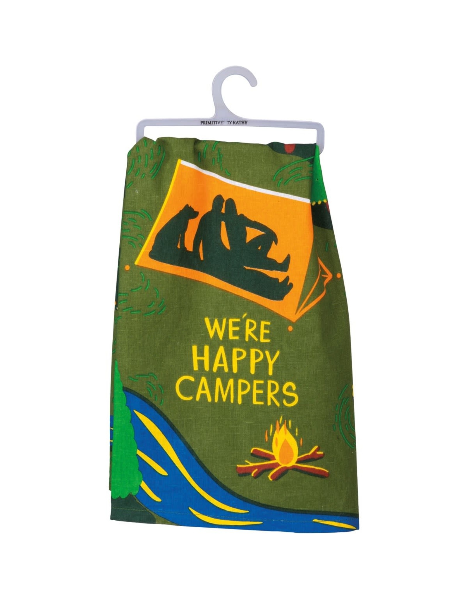 Happy Campers Dish Towel