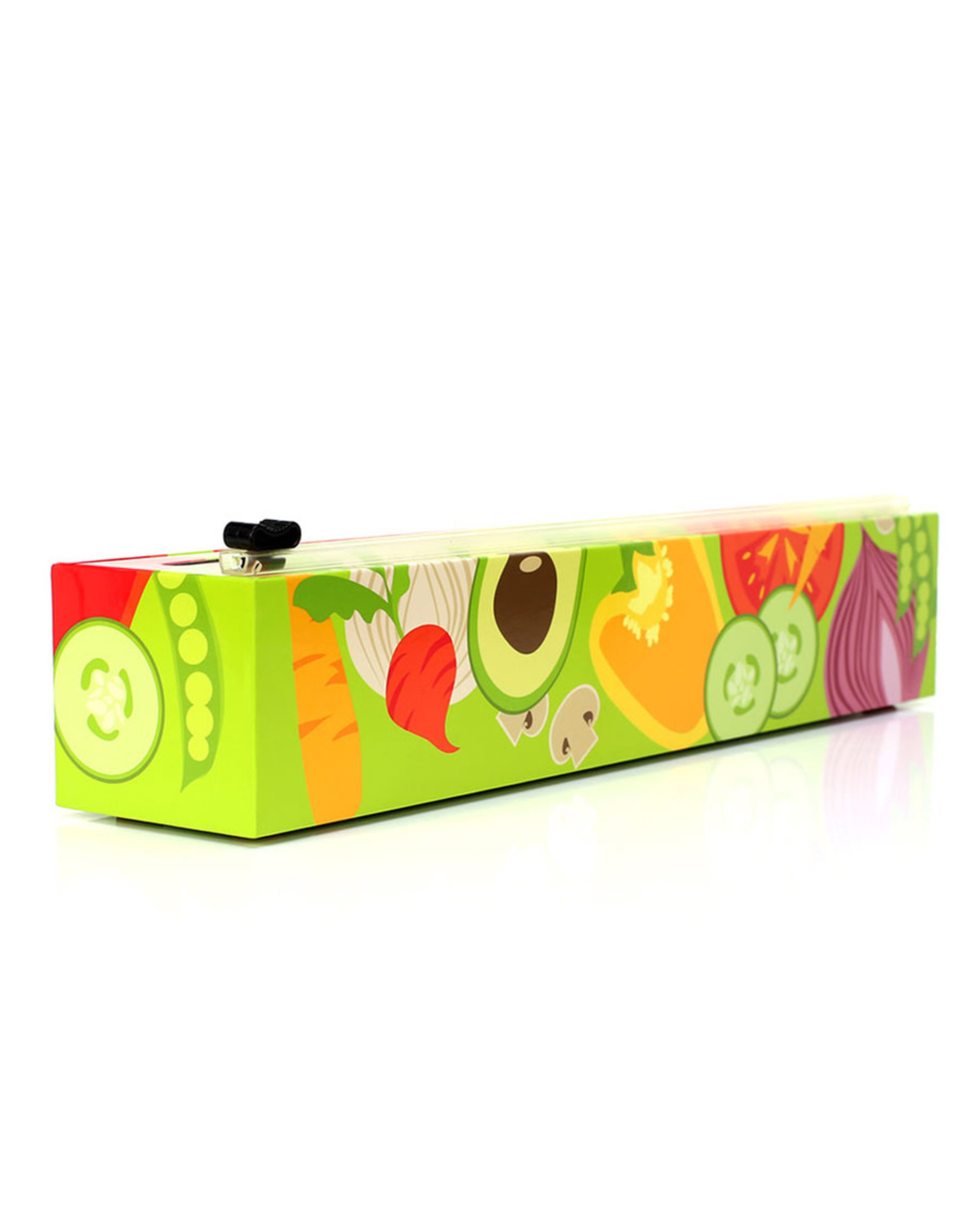 Chic Wrap - Veggies Plastic Wrap Dispenser 12” X 250’