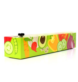 Chic Wrap - Veggies Plastic Wrap Dispenser 12” X 250’