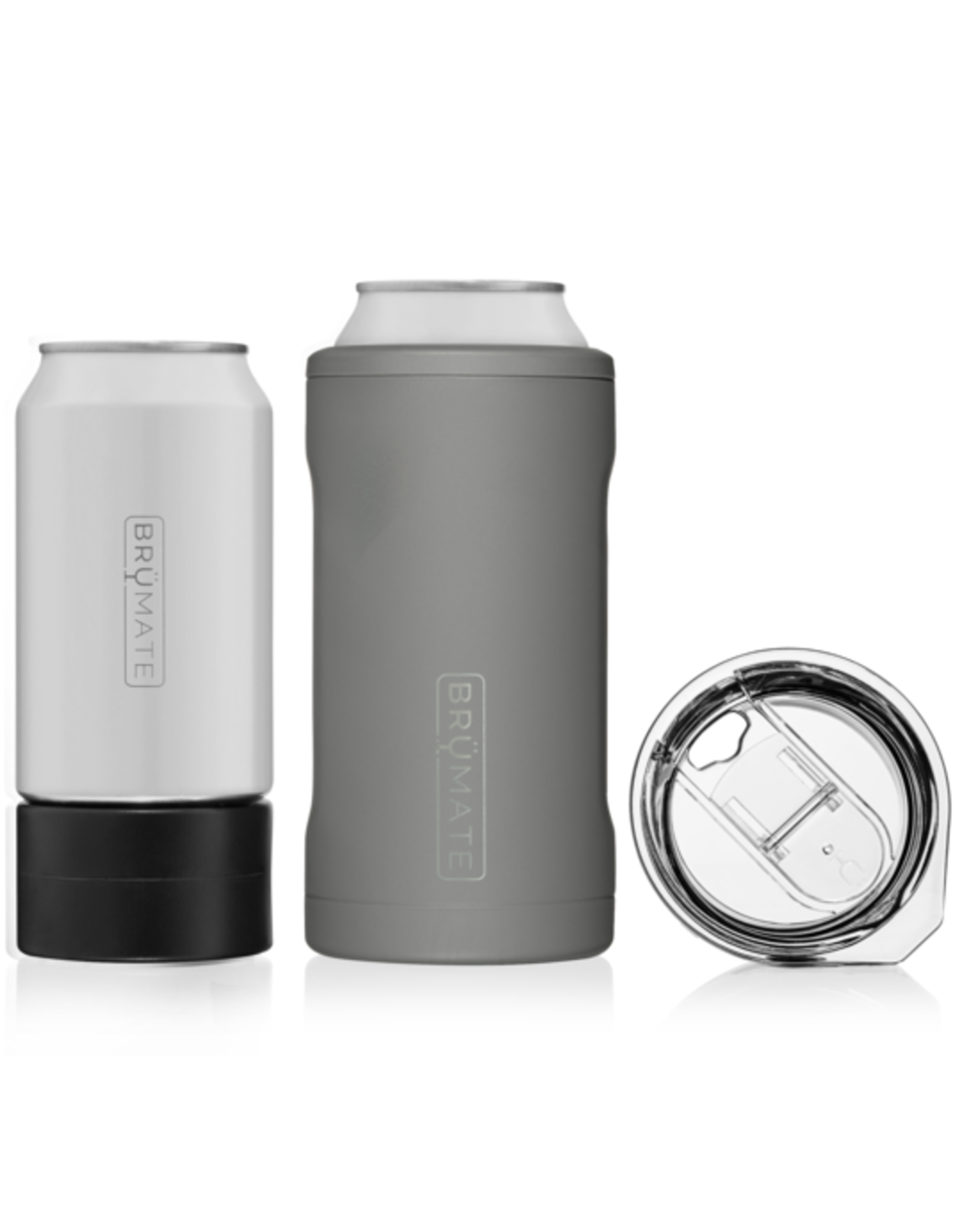 Brumate BruMate Hopsulator Trio, 3-In-1 Can Cooler - Matte Gray