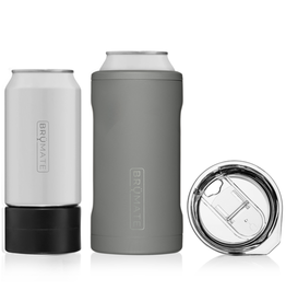 Brumate BruMate Hopsulator Trio, 3-In-1 Can Cooler - Matte Gray