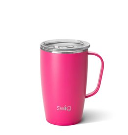 Swig Life 18 oz Matte Hot Pink Swig Mug