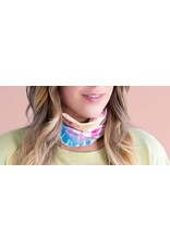 Rainbow Tie Dye Neck Fluff