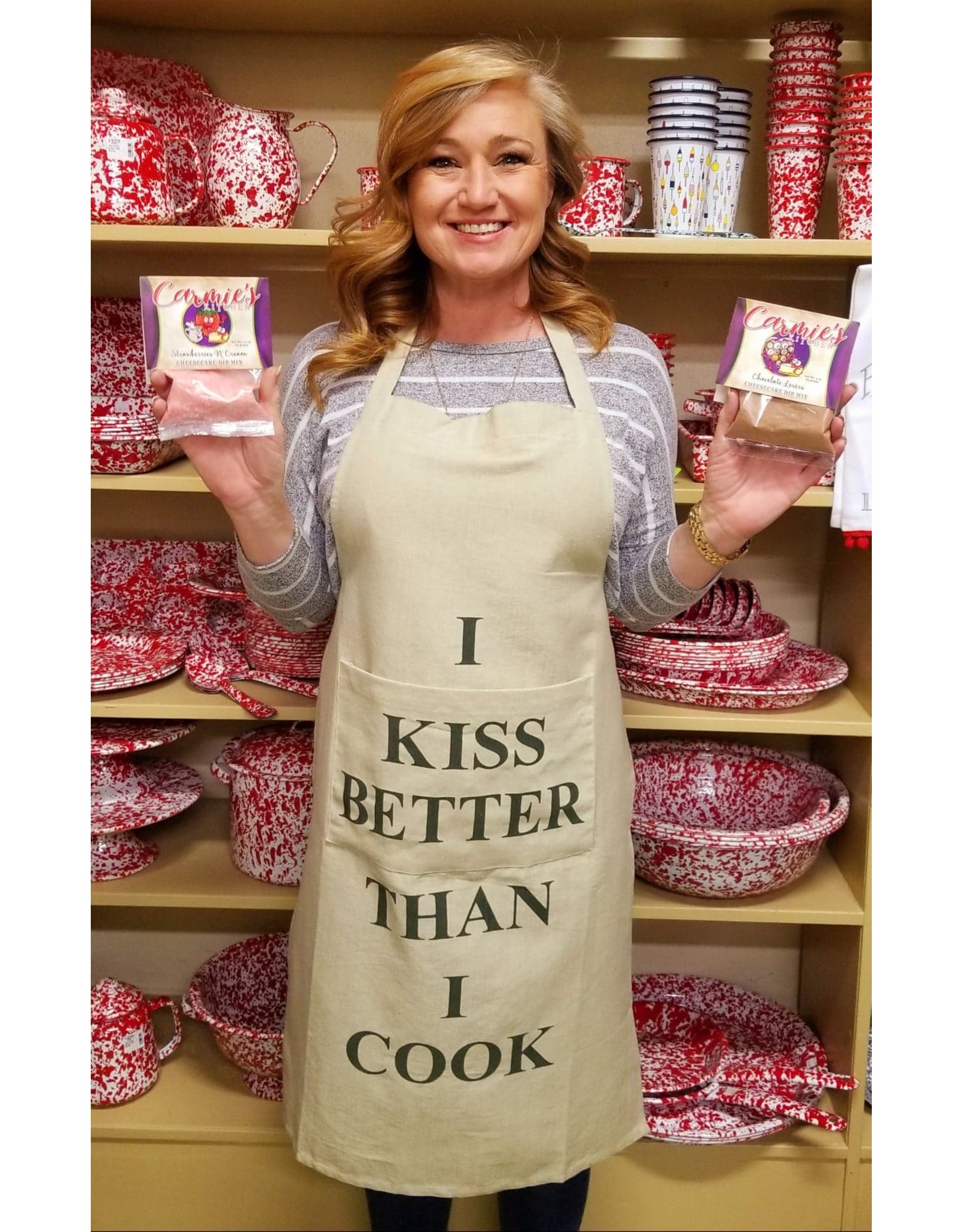 Apron - I Kiss Better Than I Cook