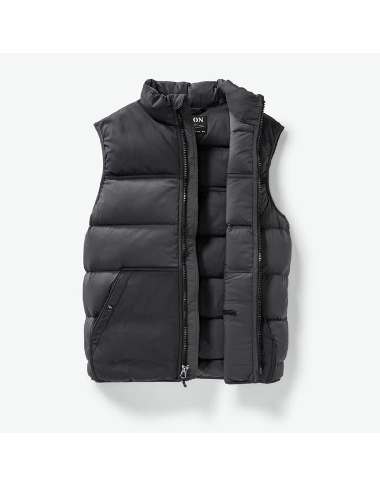 名作 FILSON◇Featherweight Down Vest/ダウンベスト/S/ナイロン/BRW