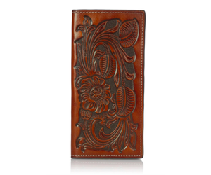 Nocona Embossed Rodeo Wallet/Checkbook Cover - Blanton-Caldwell