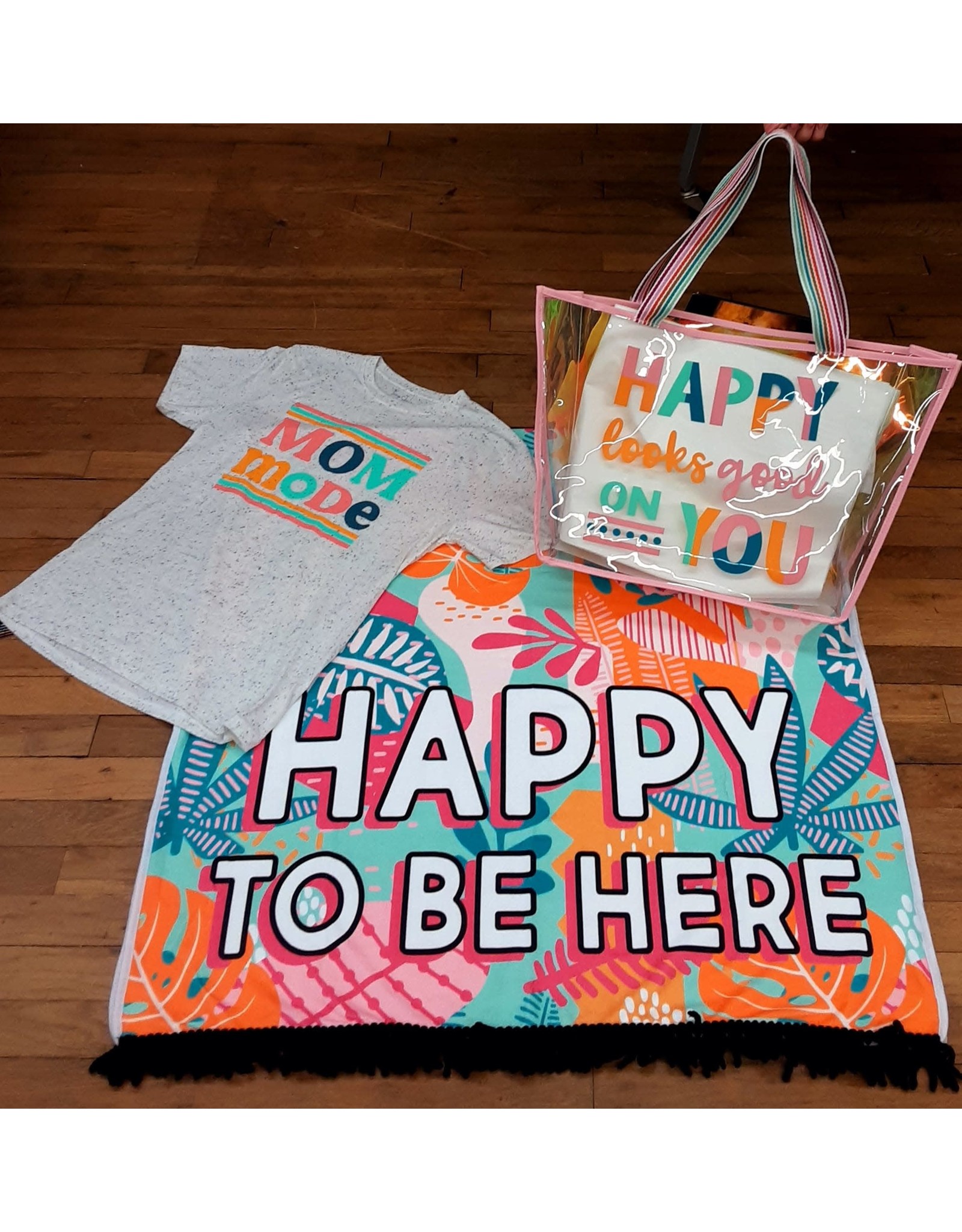 Happy Looks Good On You Tote