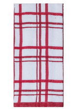 Windowpane 2 Piece Terry Towels - Cinnabar