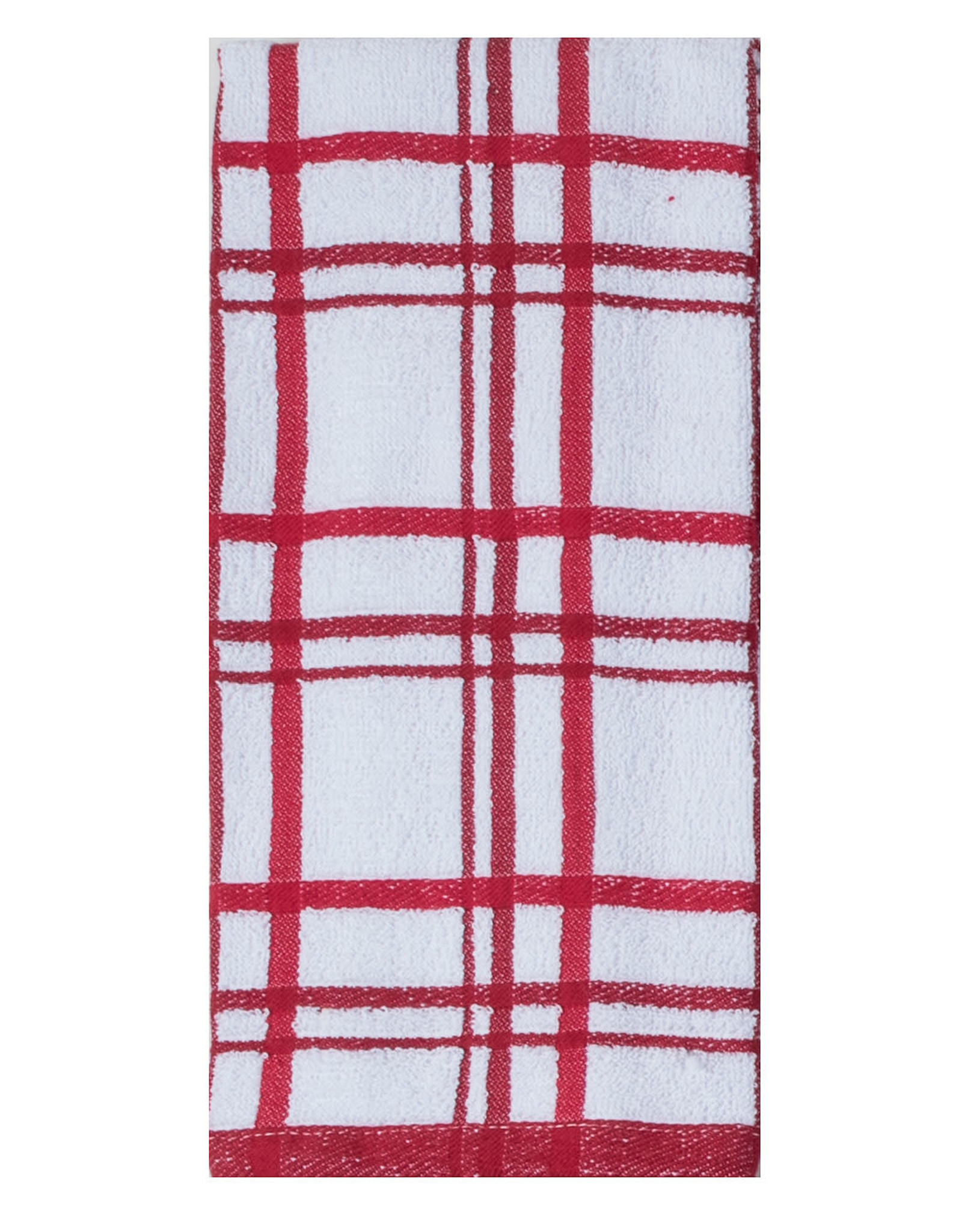 Windowpane 2 Piece Terry Towels - Cinnabar