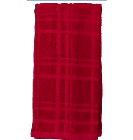 Solid 2 Piece Terry Towels - Cinnabar