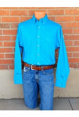 Panhandle Solid Color Long Sleeve Button Down Shirt