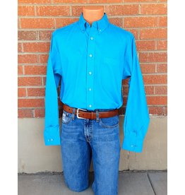 Panhandle Solid Color Long Sleeve Button Down Shirt