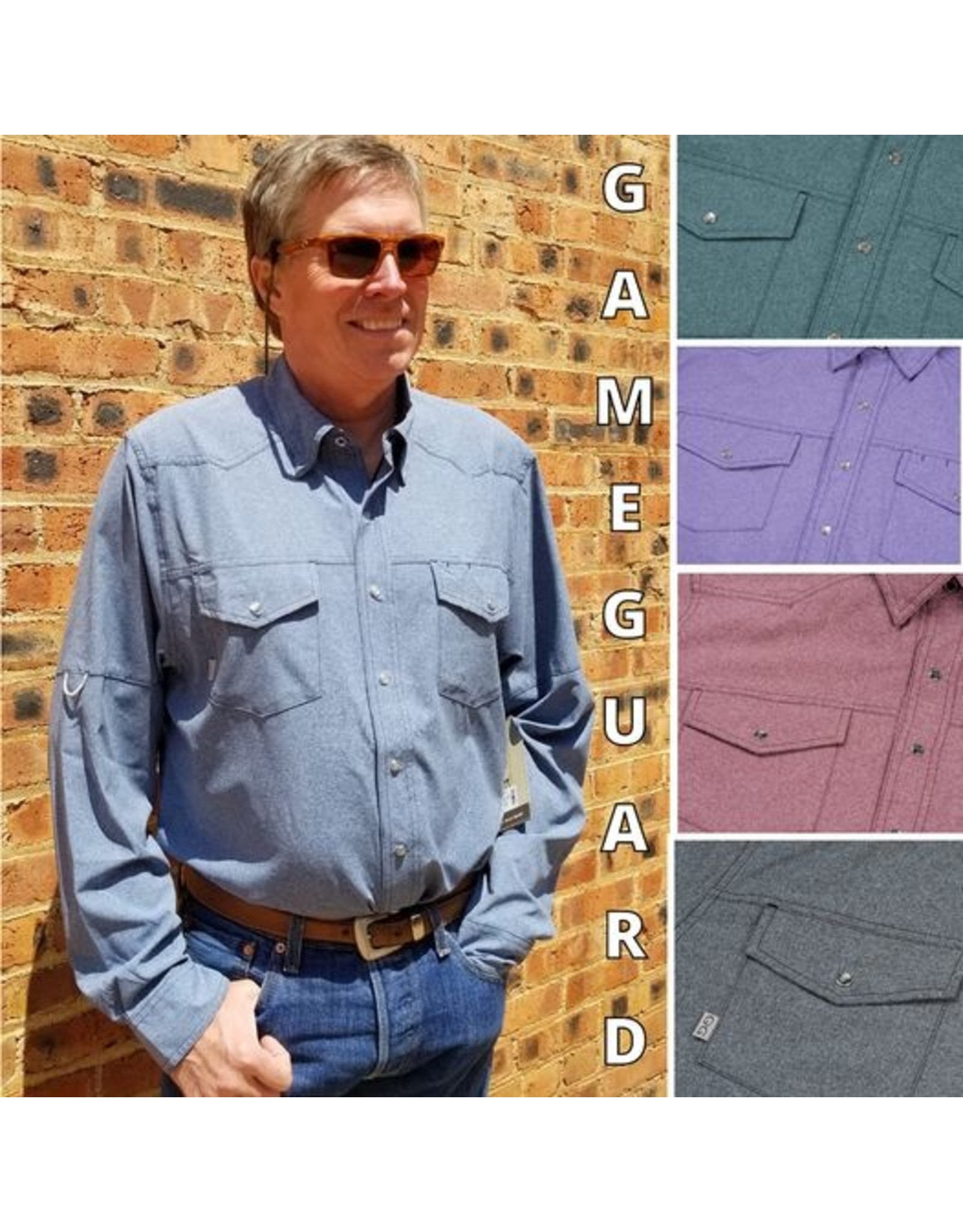 GameGuard Pearl Snap Shirt Long Sleeve - Blanton-Caldwell