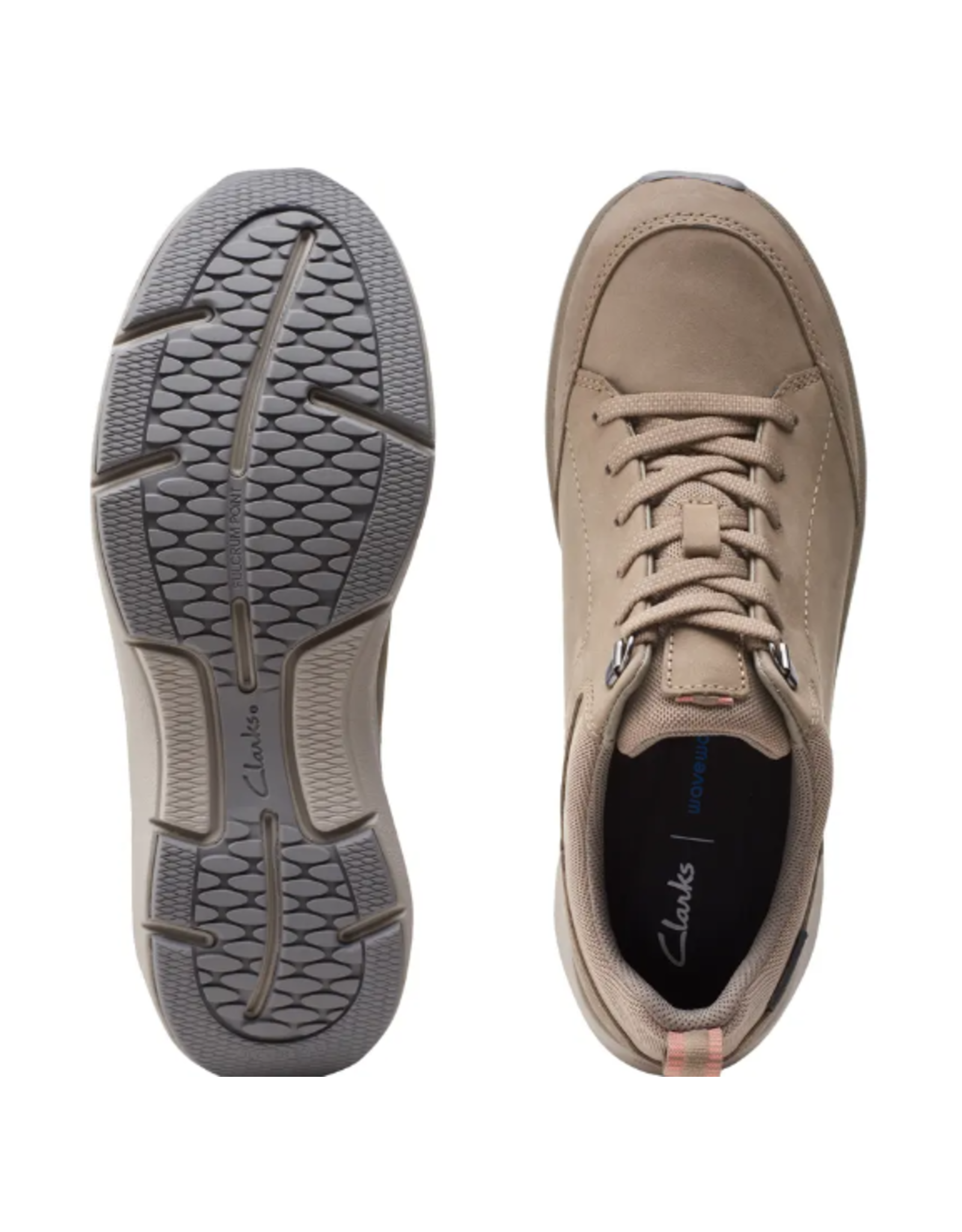 Clarks Collection Leather Casual Sneakers - Layton Lace - QVC.com
