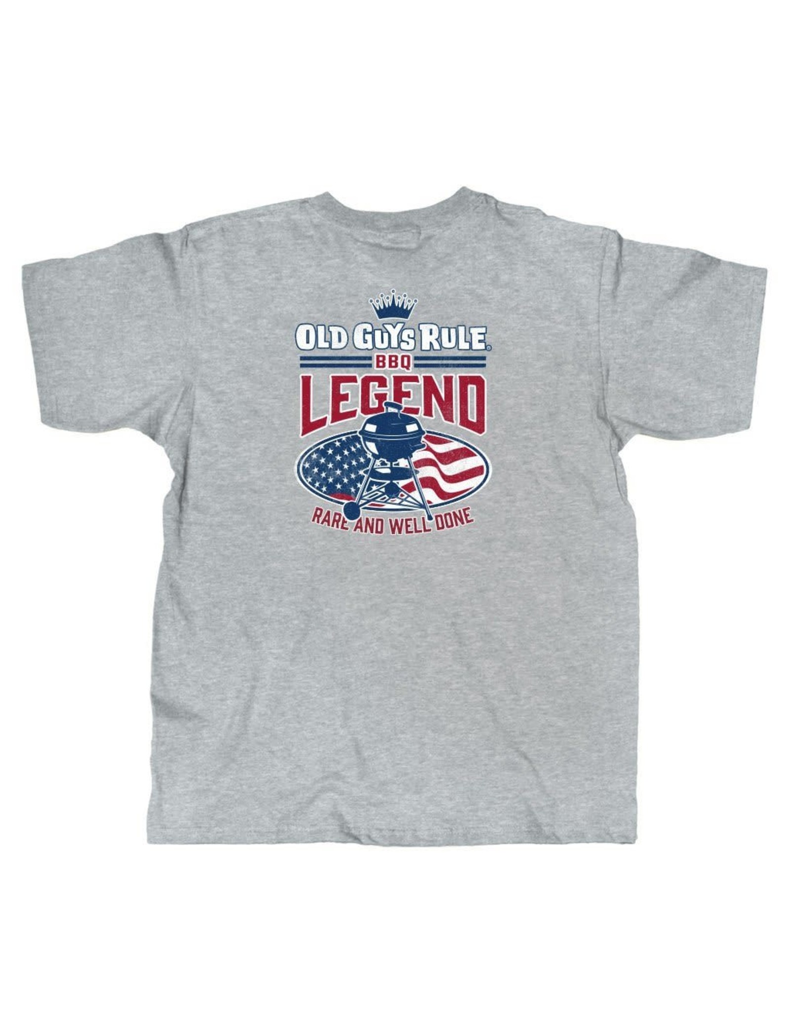 Old Guys Rule Old Guys Rule Grey BBQ T-Shirt