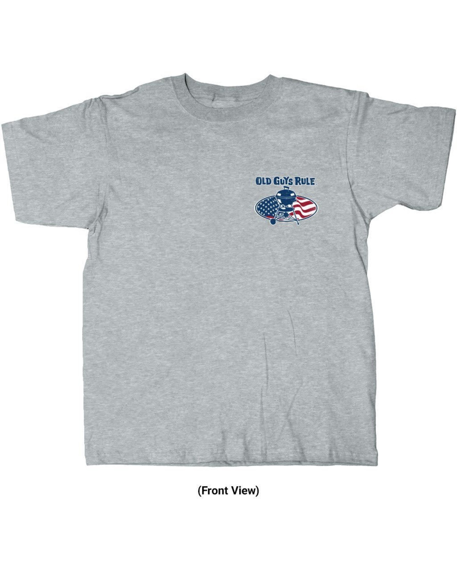 Old Guys Rule Old Guys Rule Grey BBQ T-Shirt