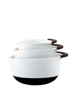 OXO OXO 3-Piece Mixing Bowl Set - Black Handles