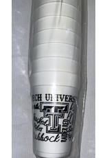 Texas Tech Font Wrap Cups