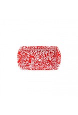 Enamelware Loaf Pan Splatterware Red