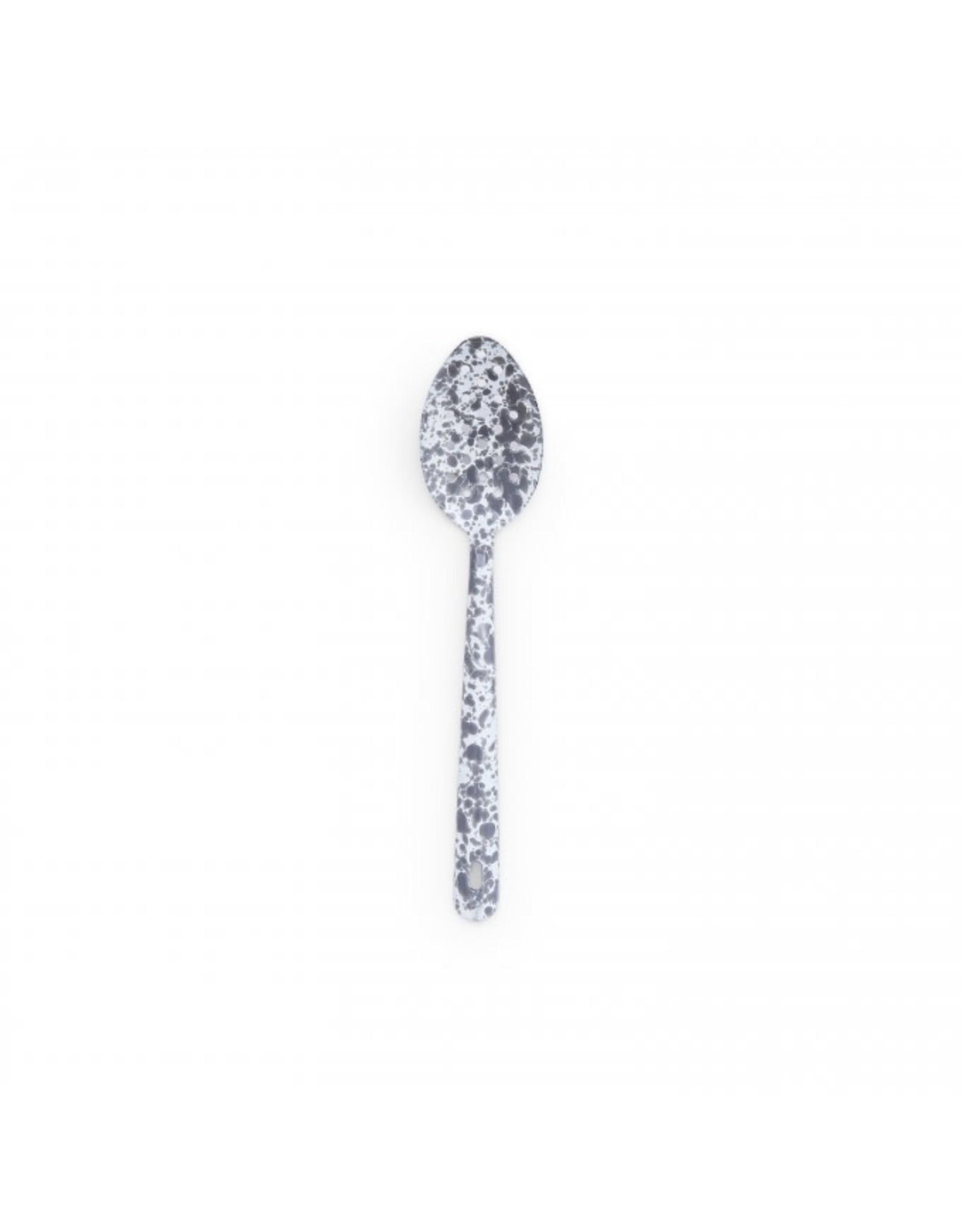 Grey Marble Splatter 12" Large Slotted Spoon