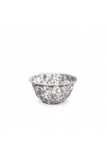 Grey Marble Splatter 14 oz Small Footed Bowl