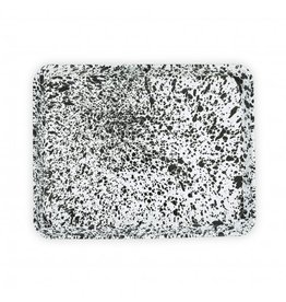 Grey Marble Splatter Large Rectangle/Jelly Roll Tray