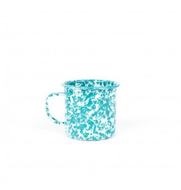 Turquoise Marble Splatter 16 oz Mug