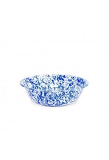 Enamelware  4 qt Small Basin Splatterware Blue