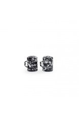 Black Marble Splatter Salt & Pepper Shaker Set