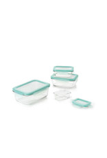 OXO OXO 8 Piece Smart Seal Glass Container Set Rectangular