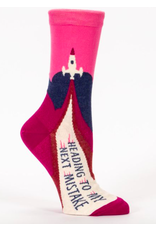 Heading to My Next Mistake Crew Socks