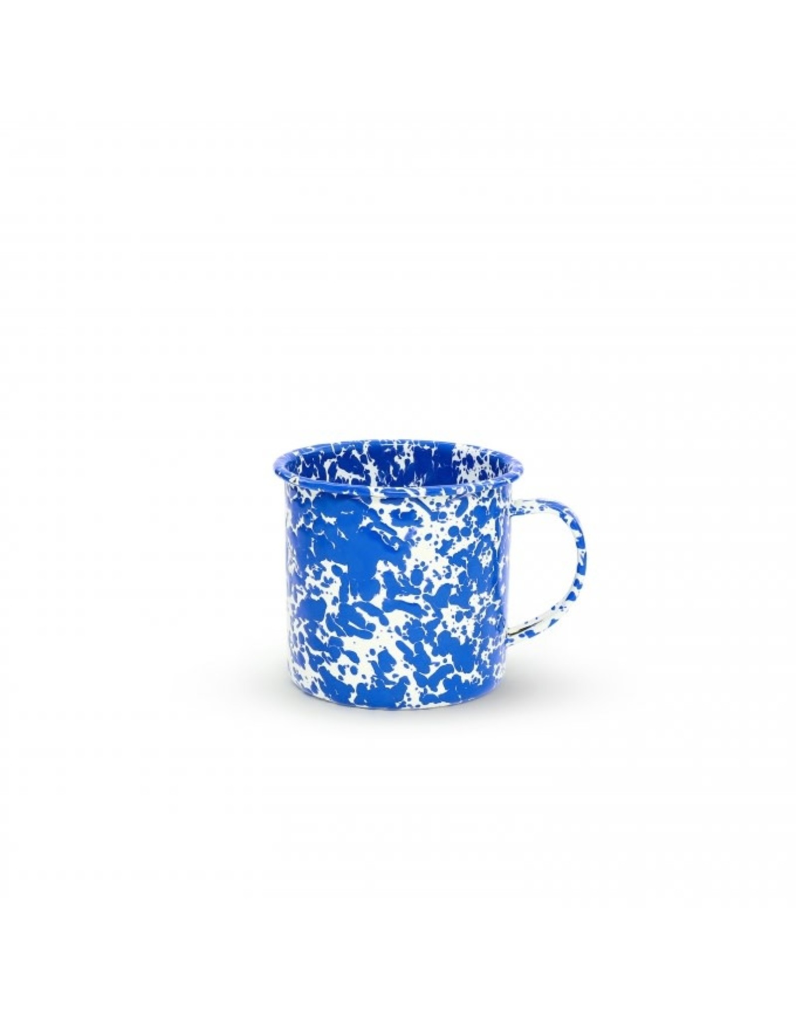 Enamelware Jumbo Mug Splatterware Blue