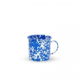 Enamelware Jumbo Mug Splatterware Blue