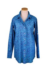 Tahiti Print Boyfriend Shirt