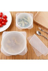Silicone Food Wrap Reusable 4 Pieces