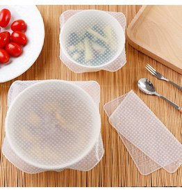 Silicone Food Wrap Reusable 4 Pieces