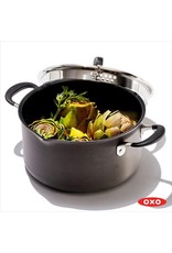 OXO 6QT Stockpot with Lid, 3-Layered German Engineered Nonstick Coating