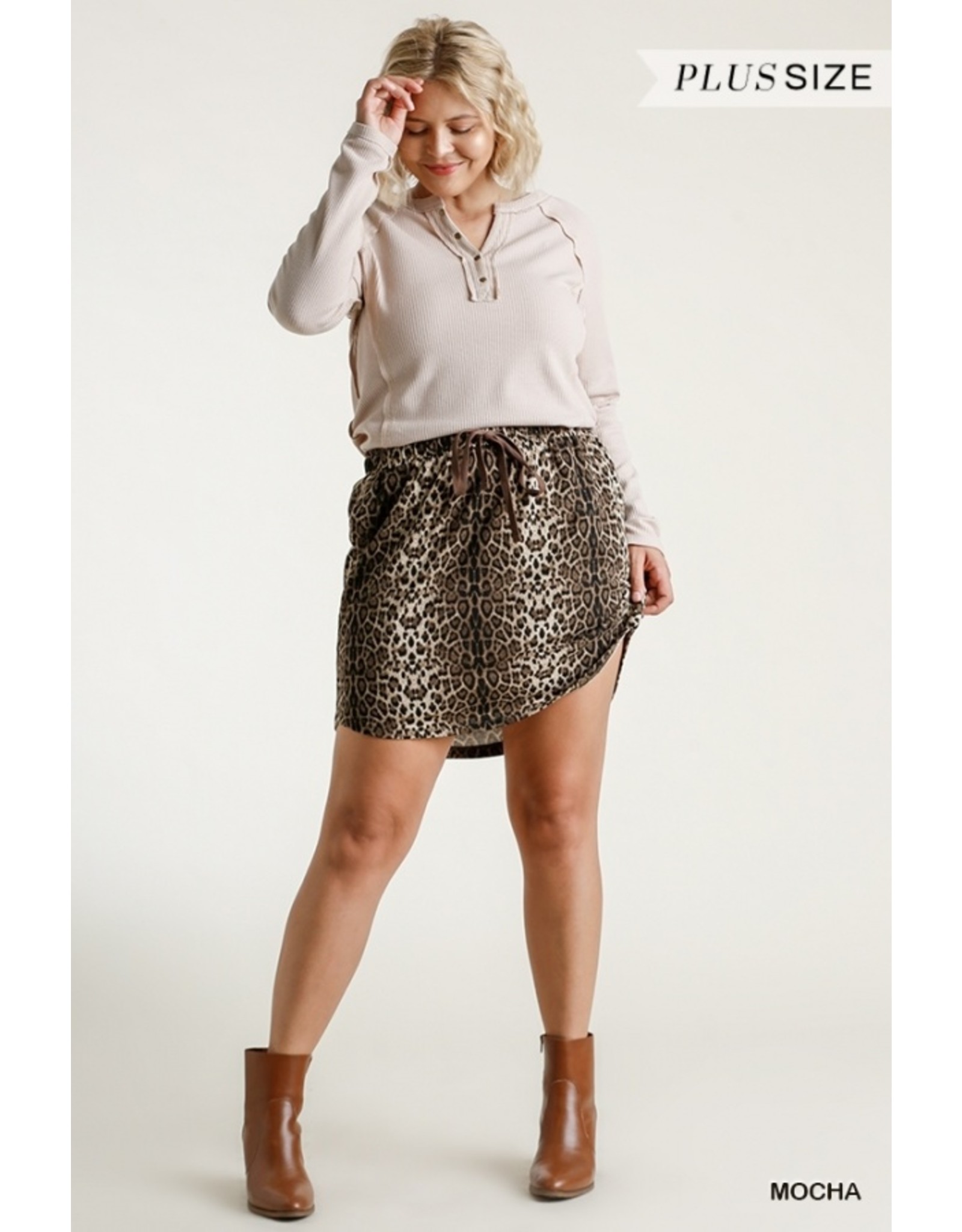 Animal Print Skirt