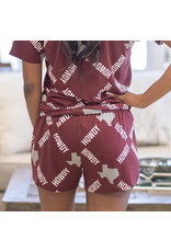 The Royal Standard Howdy Sleep Shorts The Royal Standard Howdy Sleep Shorts