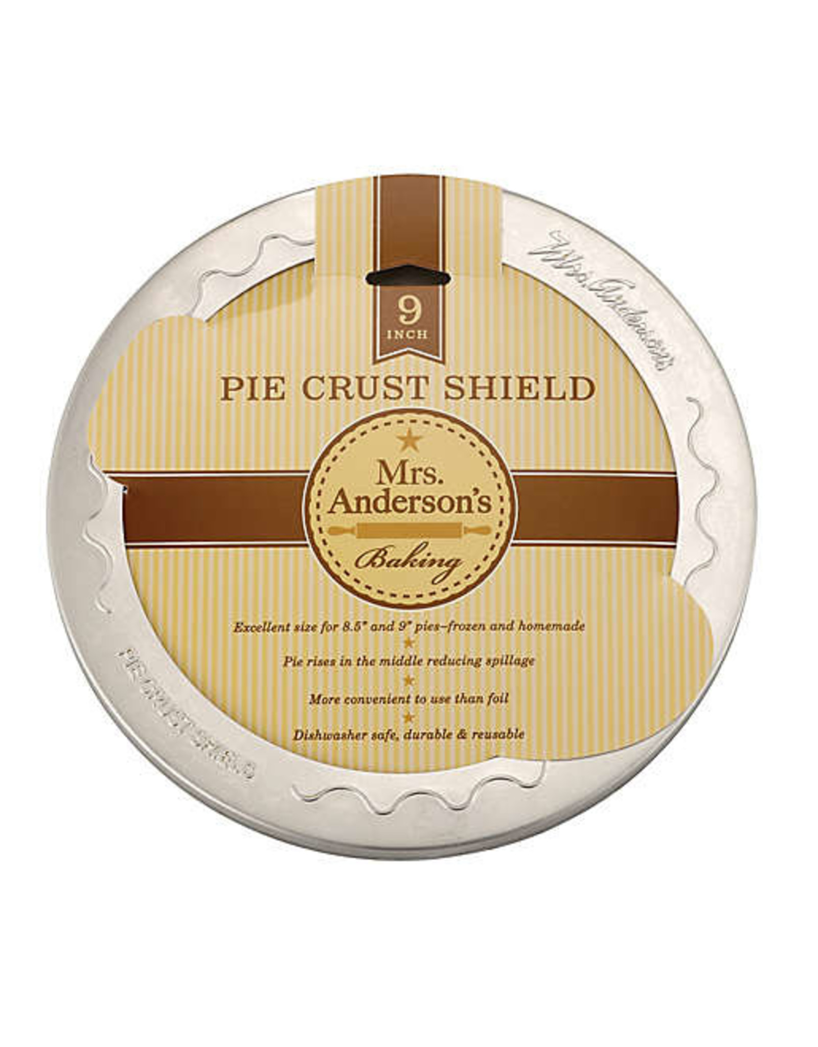 Pie Crust Shield 9”