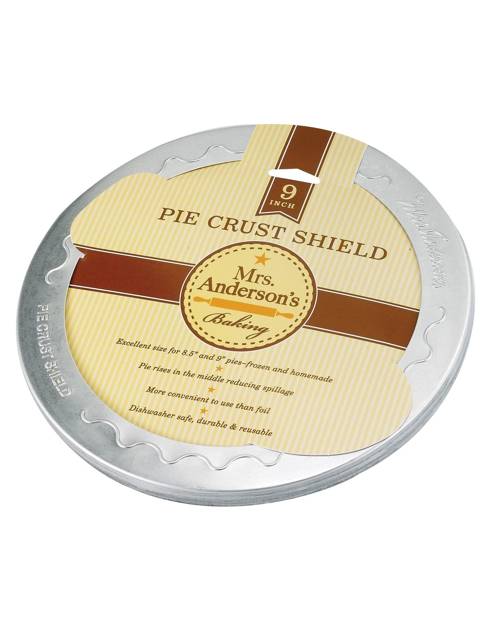 Pie Crust Shield 9”