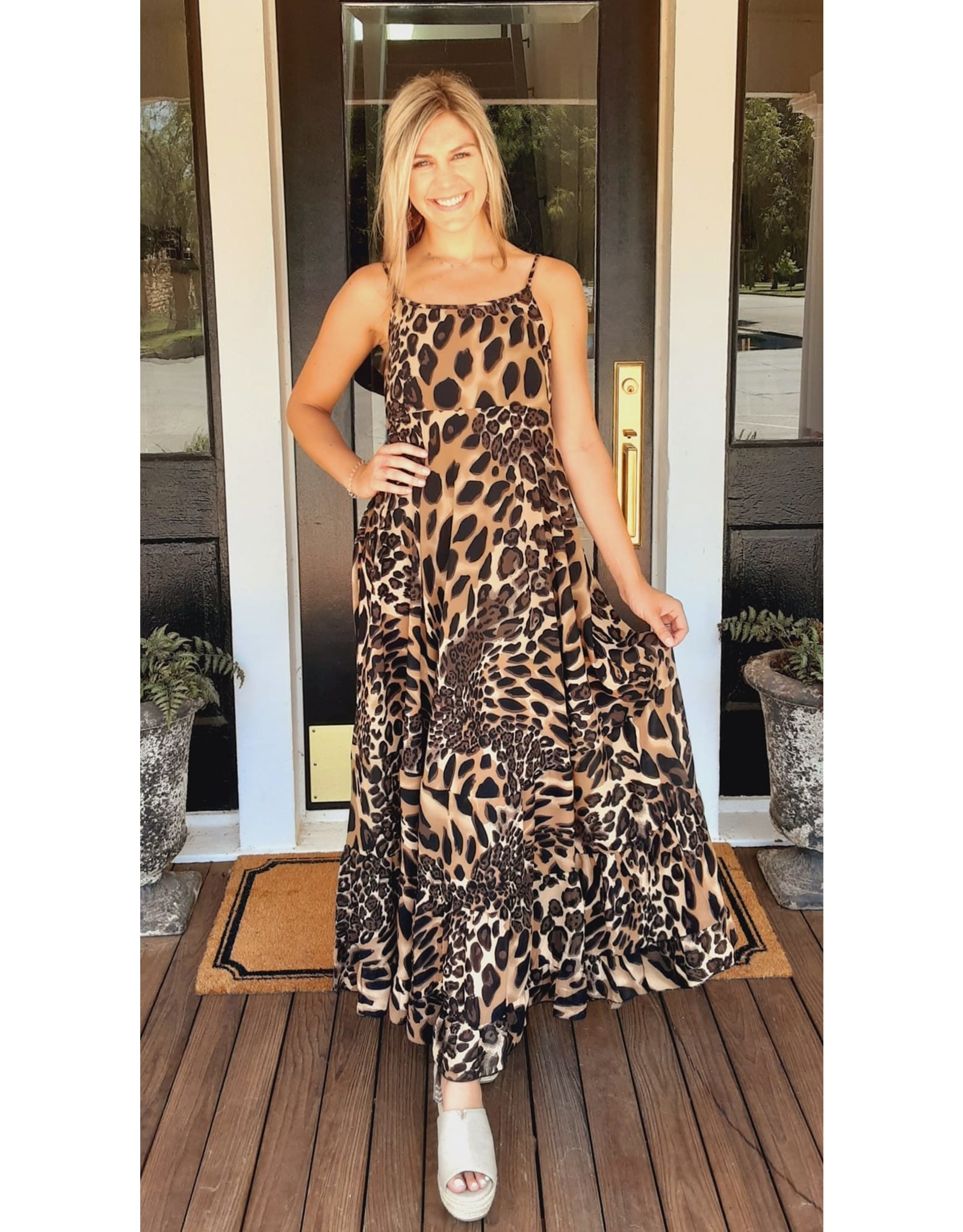 Kirby Leopard Maxi Dress